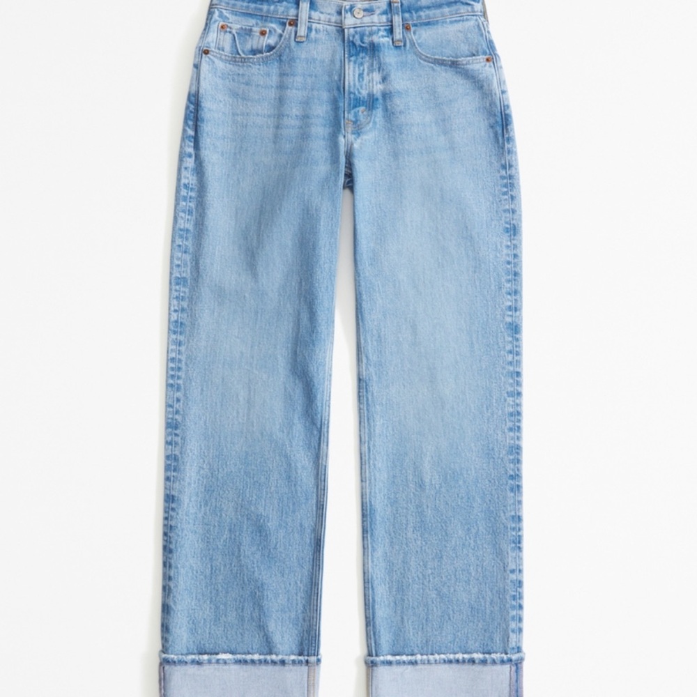 Abercrombie Low Rise Baggy Jean